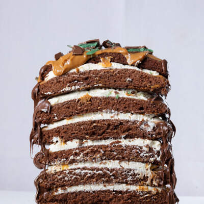 Peppermint crisp cake