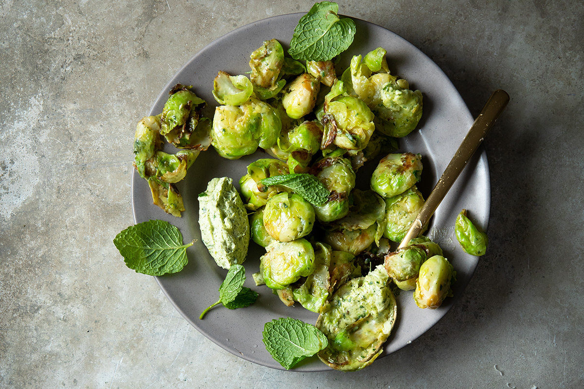 Roast Brussels sprouts